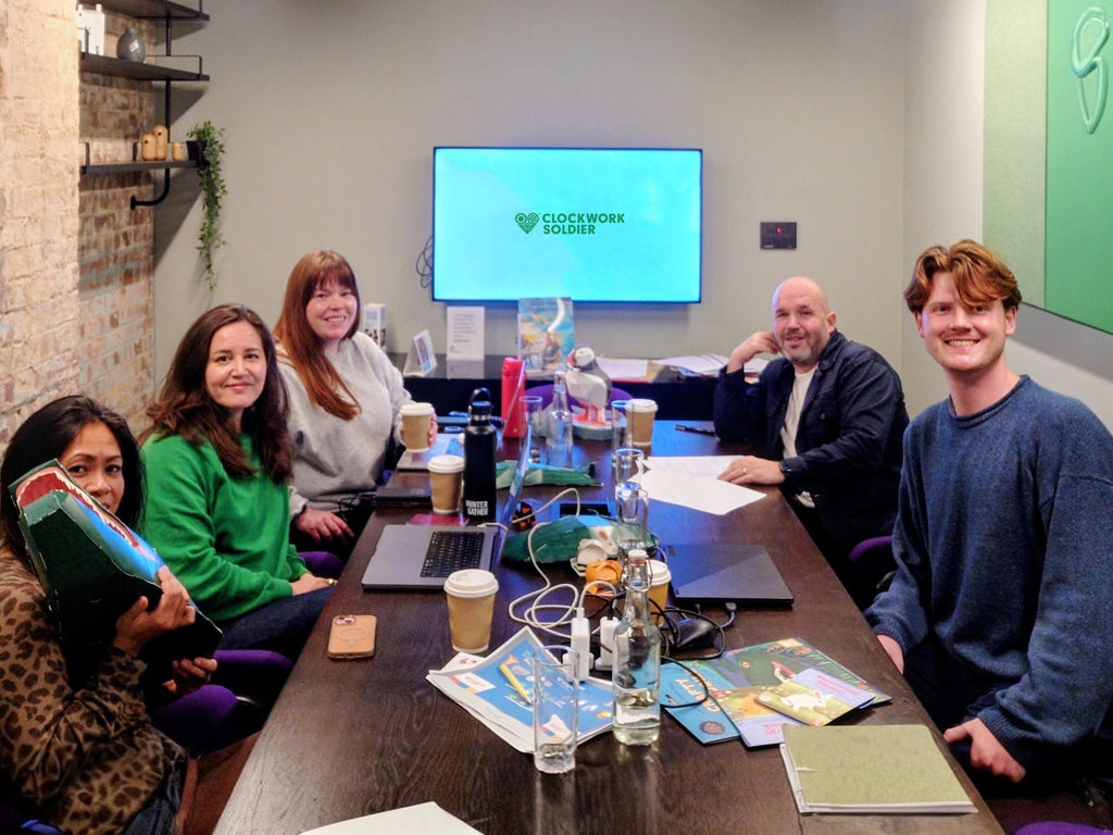 All Smiles at Clockwork Soldier HQ!