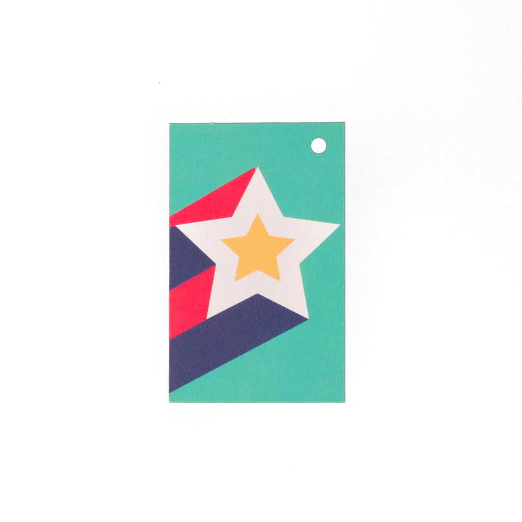 Scandi Disco Gift Tag - Clockwork Soldier