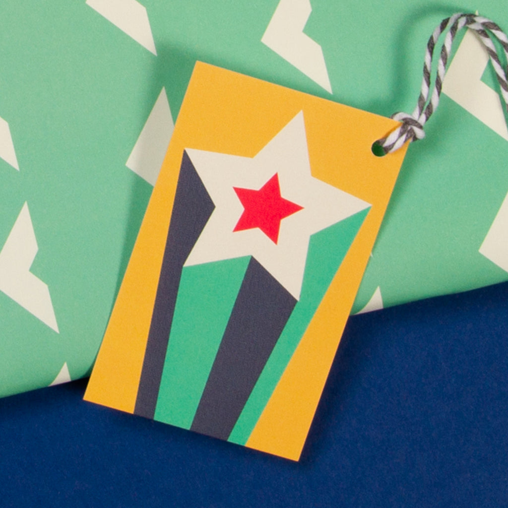 Scandi Disco Gift Tag - Clockwork Soldier